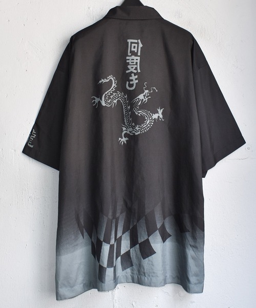 VINTAGE(ヴィンテージ)の「【ヴィンテージ古着】no boundaries "何度も" ハーフスリーブシャツ(シャツ/ブラウス・メンズ・ブラック・X-LARGE)」の5枚目の写真