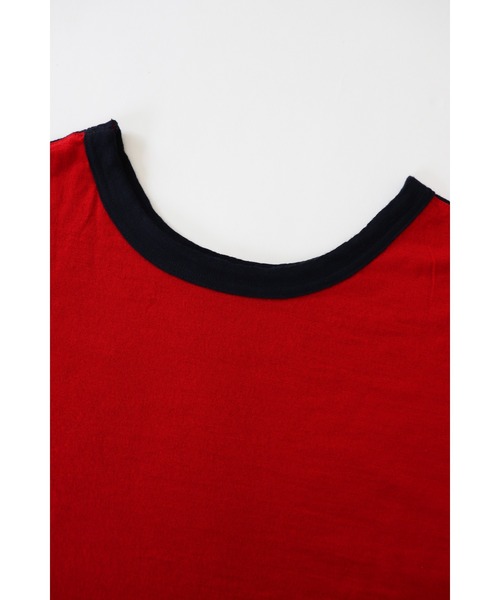 AlexanderLeeChang（アレキサンダーリーチャン）の「AlexanderLeeChang/アレキサンダーリーチャン MERINO WOOL BIG LT（ニット/セーター・メンズ・チャコール/キャメル/ネイビー・2/3）」の6枚目の写真