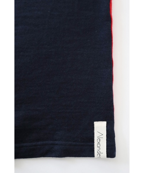 AlexanderLeeChang（アレキサンダーリーチャン）の「AlexanderLeeChang/アレキサンダーリーチャン MERINO WOOL BIG LT（ニット/セーター・メンズ・チャコール/キャメル/ネイビー・2/3）」の10枚目の写真