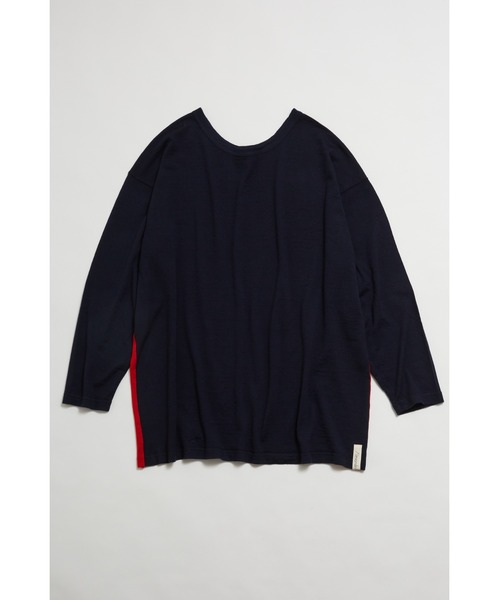 AlexanderLeeChang（アレキサンダーリーチャン）の「AlexanderLeeChang/アレキサンダーリーチャン MERINO WOOL BIG LT（ニット/セーター・メンズ・チャコール/キャメル/ネイビー・2/3）」の19枚目の写真