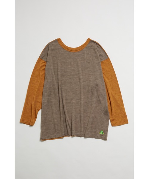 AlexanderLeeChang（アレキサンダーリーチャン）の「AlexanderLeeChang/アレキサンダーリーチャン MERINO WOOL BIG LT（ニット/セーター・メンズ・チャコール/キャメル/ネイビー・2/3）」の20枚目の写真