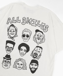【gym master/ジムマスター】ALL SMILES プリントTシャツ