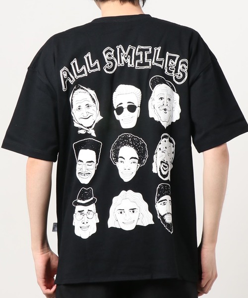 gym master(ジムマスター)の「【gym master/ジムマスター】ALL SMILES プリントTシャツ(Tシャツ/カットソー・メンズ・ホワイト/ブラック/ネイビー/サンドベージュ・S/M/L/XL)」の18枚目の写真
