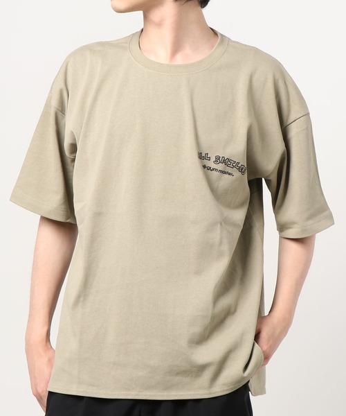 gym master(ジムマスター)の「【gym master/ジムマスター】ALL SMILES プリントTシャツ(Tシャツ/カットソー・メンズ・ホワイト/ブラック/ネイビー/サンドベージュ・S/M/L/XL)」の15枚目の写真