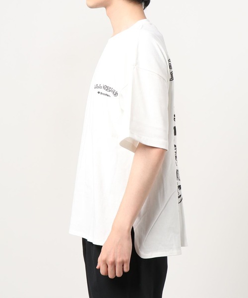 gym master(ジムマスター)の「【gym master/ジムマスター】ALL SMILES プリントTシャツ(Tシャツ/カットソー・メンズ・ホワイト/ブラック/ネイビー/サンドベージュ・S/M/L/XL)」の21枚目の写真