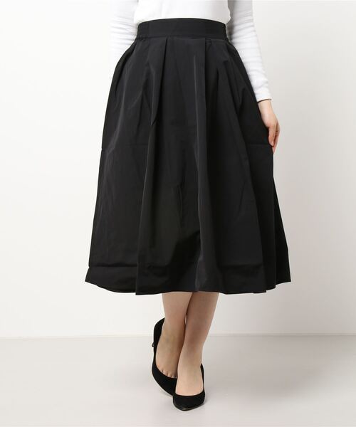 Maison de FLEUR（メゾンドフルール）の「ボリュームスカート（スカート・レディース・ブラック/ピンク/ピンクベージュ・S/M）」の2枚目の写真