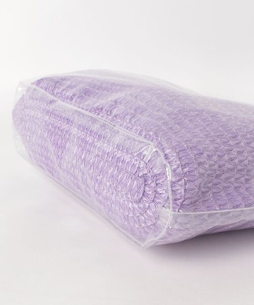 Casselini（キャセリーニ）の「Casselini ビニールBAG Mサイズ（かごバッグ・レディース・オレンジ/ピンク/パープル・ONE SIZE）」の4枚目の写真