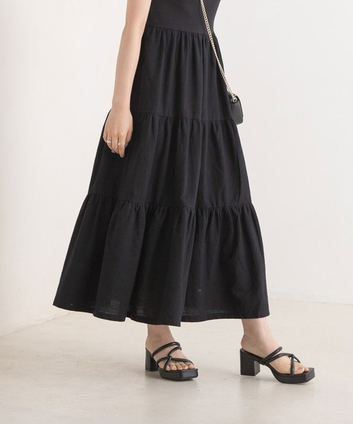 Newlyme（ニューリーミー）の「スクエアトゥツイストストラップサンダル（サンダル・レディース・ホワイト/ブラック/ベージュ/ブラウン/ゴールド・22.5cm/23cm/23.5cm/24cm/24.5cm/25cm/25.5cm）」の7枚目の写真