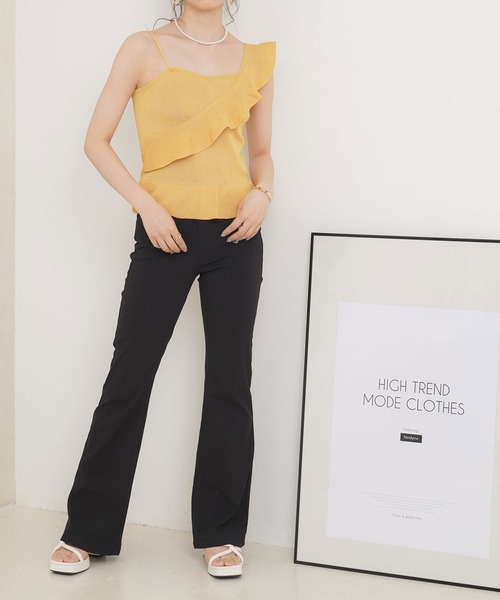 Newlyme（ニューリーミー）の「スクエアトゥツイストストラップサンダル（サンダル・レディース・ホワイト/ブラック/ベージュ/ブラウン/ゴールド・22.5cm/23cm/23.5cm/24cm/24.5cm/25cm/25.5cm）」の10枚目の写真