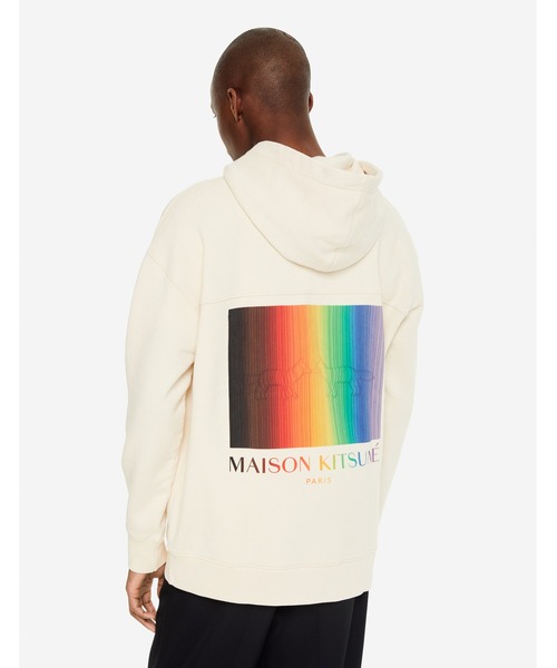 Maison Kitsune（メゾンキツネ）の「GRADIENT RAINBOW HOODIE