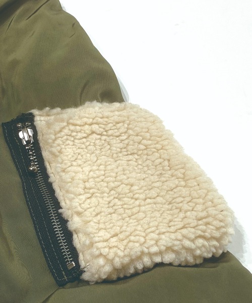 VIRGOwearworks（ヴァルゴウェアワークス）の「VA-1 TYPE BOA（MA-1・メンズ・オリーブ/ブラック・3/2/4）」の12枚目の写真