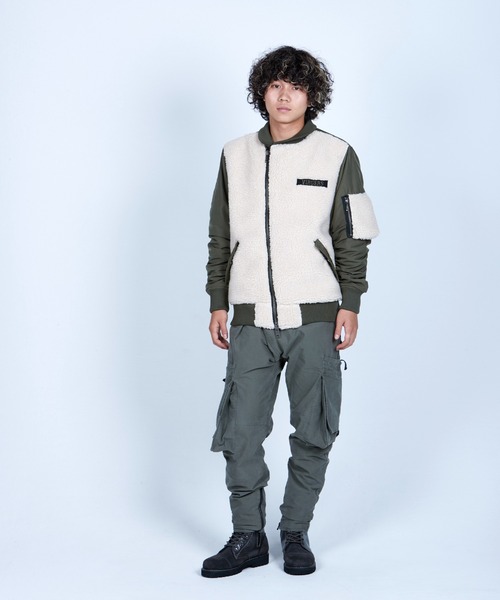 VIRGOwearworks（ヴァルゴウェアワークス）の「VA-1 TYPE BOA（MA-1・メンズ・オリーブ/ブラック・3/2/4）」の16枚目の写真