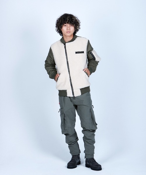 VIRGOwearworks（ヴァルゴウェアワークス）の「VA-1 TYPE BOA（MA-1・メンズ・オリーブ/ブラック・3/2/4）」の18枚目の写真