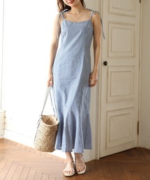 one after another NICE CLAUP | 【WEB限定】マーメイドキャミワンピース(セットアップジャケットあり)(ワンピース)