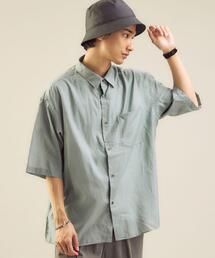 green label relaxing | ＜green label relaxing＞ツイルルーズ 半袖 シャツ -ウォッシャブル-(シャツ/ブラウス)