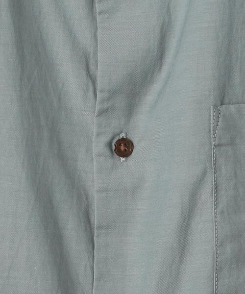 green label relaxing(グリーンレーベルリラクシング)の「<green label relaxing>ツイルルーズ 半袖 シャツ -ウォッシャブル-(シャツ/ブラウス・メンズ・ライム/コバルトブルー/パープル・MEDIUM/LARGE/SMALL)」の19枚目の写真