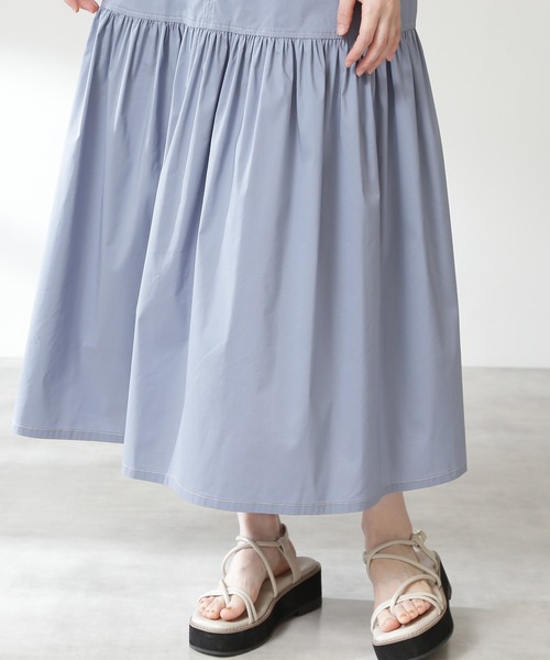 N.(N. Natural Beauty Basic)(エヌエヌナチュラルビューティーベーシック)の「◆デザインステッチワンピース(ワンピース・レディース・ブラック/ブルー・MEDIUM)」の12枚目の写真