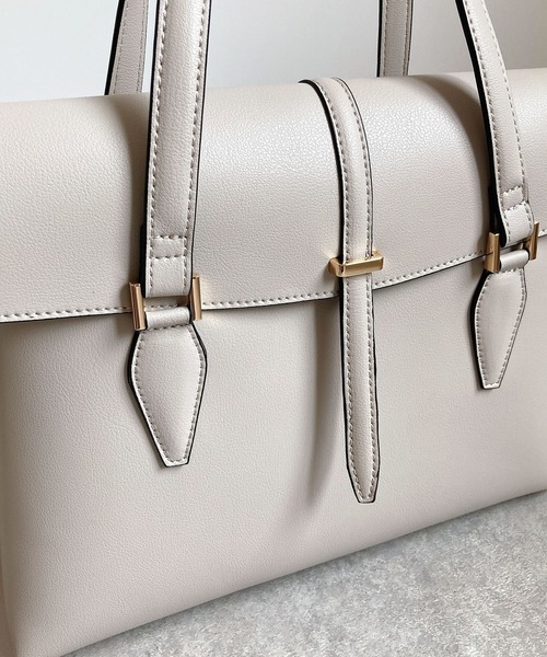 MIAN （ミアン）の「CATTLEYA / ２部屋Ａ4トートバッグ（トートバッグ・レディース・ブラック/グレー/モカ/ピンク/ブラウン/ダークグリーン/ボルドー/ライトベージュ/サックスブルー/アイボリー・FREE）」の17枚目の写真