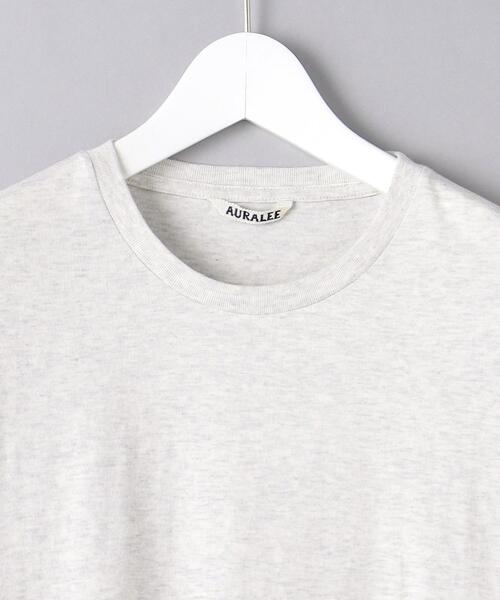AURALEE(オーラリー)の「<AURALEE(オーラリー)> シームレス クルーネック Tシャツ ■■■(Tシャツ/カットソー・メンズ・ホワイト/ブラック/グレー・3/4/5)」の5枚目の写真