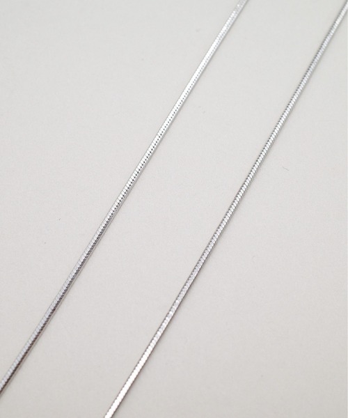 SIGNAL(シグナル)の「【SIGNAL/シグナル】Snake Chain Necklace / スネークチエーンネックレス(ネックレス・レディース・シルバー/ゴールド・35cm)」の5枚目の写真
