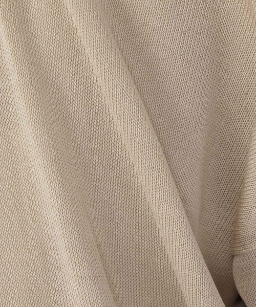 studio CLIP(スタディオクリップ)の「12ゲージ麻タッチカーディガン(カーディガン/ボレロ・レディース・ブラック/ベージュ・FREE)」の14枚目の写真