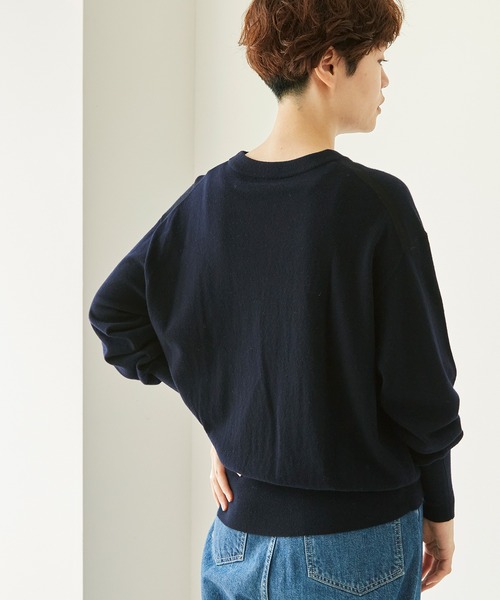 nitca（ニトカ）の「14G CAPRI プルオーバー（ニット/セーター・レディース・ネイビー/オフホワイト/オレンジ/ベージュ・FREE）」の7枚目の写真