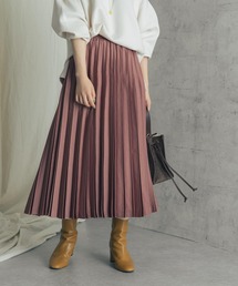 URBAN RESEARCH ROSSO | サテンプリーツスカート(スカート)