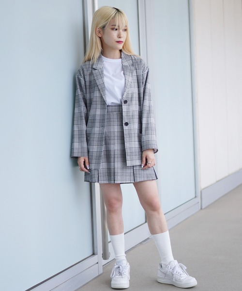 DuKKah（デュカ）の「Dukkah/【低身長向け】ボックスプリーツミニスカパン（スカート・レディース・ブラウン系その他/ブラック/ブラック系その他・XS）」の6枚目の写真