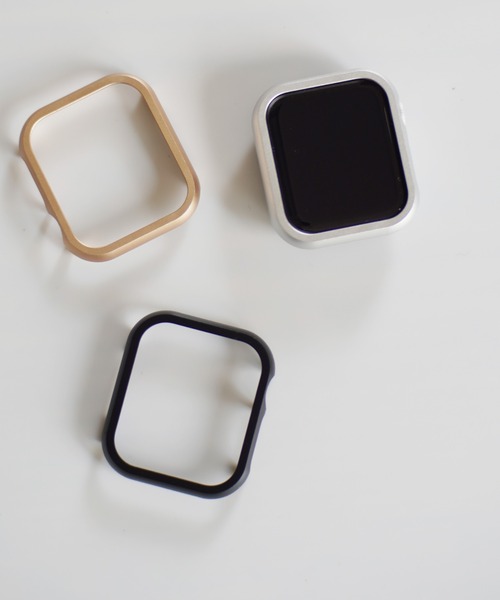 Port(ポート)の「アップルウォッチ メタリック 保護 ケース #_(デジタル腕時計・メンズ・シルバー/ブラック/ゴールド/ピンクゴールド/ブロンズ・A/B)」の2枚目の写真