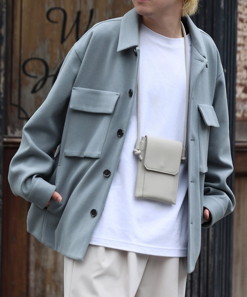 JUNRED（ジュンレッド）の「ウーリータッチCPOブルゾン（ブルゾン・メンズ・ブラウン/サックスブルー/ベージュ系その他/ブルー系その他4・S/M/L）」の3枚目の写真