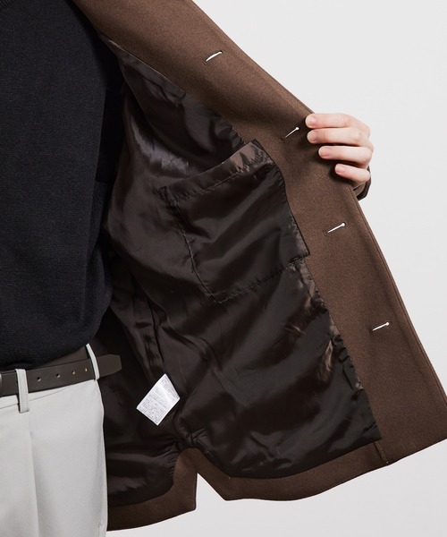 JUNRED（ジュンレッド）の「ウーリータッチCPOブルゾン（ブルゾン・メンズ・ブラウン/サックスブルー/ベージュ系その他/ブルー系その他4・S/M/L）」の13枚目の写真