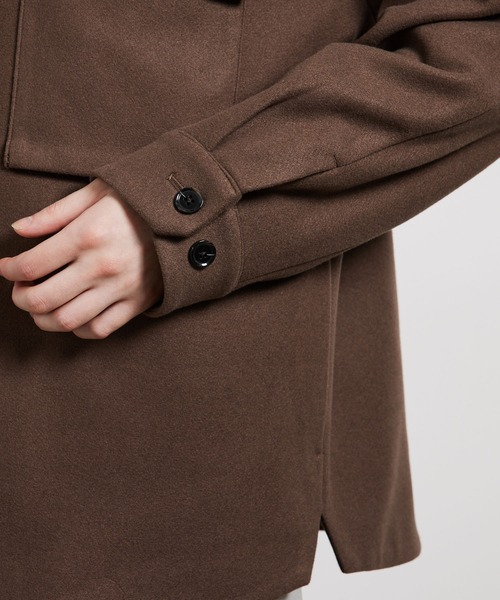 JUNRED（ジュンレッド）の「ウーリータッチCPOブルゾン（ブルゾン・メンズ・ブラウン/サックスブルー/ベージュ系その他/ブルー系その他4・S/M/L）」の8枚目の写真