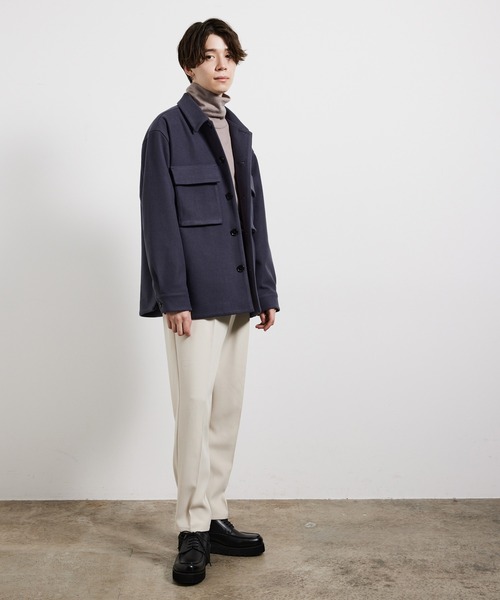 JUNRED（ジュンレッド）の「ウーリータッチCPOブルゾン（ブルゾン・メンズ・ブラウン/サックスブルー/ベージュ系その他/ブルー系その他4・S/M/L）」の12枚目の写真