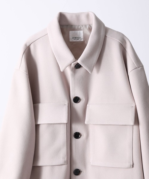 JUNRED（ジュンレッド）の「ウーリータッチCPOブルゾン（ブルゾン・メンズ・ブラウン/サックスブルー/ベージュ系その他/ブルー系その他4・S/M/L）」の14枚目の写真