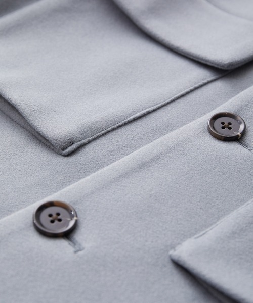 JUNRED（ジュンレッド）の「ウーリータッチCPOブルゾン（ブルゾン・メンズ・ブラウン/サックスブルー/ベージュ系その他/ブルー系その他4・S/M/L）」の15枚目の写真