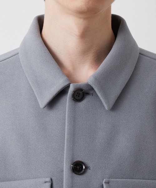 JUNRED（ジュンレッド）の「ウーリータッチCPOブルゾン（ブルゾン・メンズ・ブラウン/サックスブルー/ベージュ系その他/ブルー系その他4・S/M/L）」の22枚目の写真