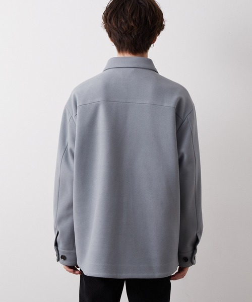 JUNRED（ジュンレッド）の「ウーリータッチCPOブルゾン（ブルゾン・メンズ・ブラウン/サックスブルー/ベージュ系その他/ブルー系その他4・S/M/L）」の21枚目の写真