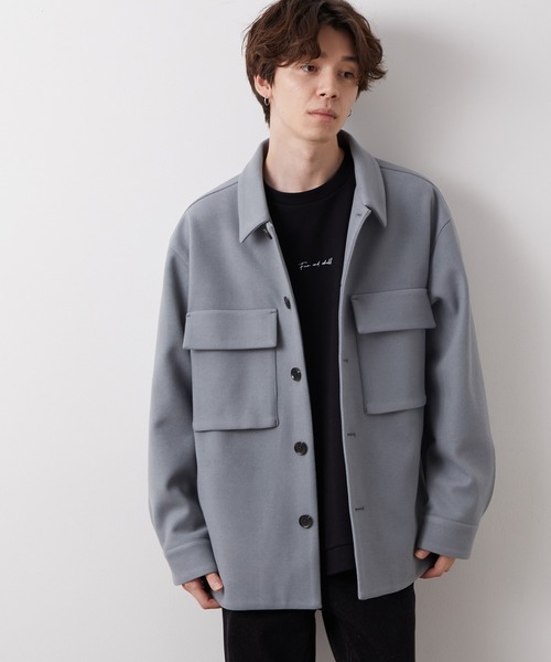 JUNRED（ジュンレッド）の「ウーリータッチCPOブルゾン（ブルゾン・メンズ・ブラウン/サックスブルー/ベージュ系その他/ブルー系その他4・S/M/L）」の6枚目の写真