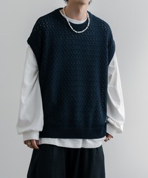 epnok | 透かし編みニットベスト(ベスト)