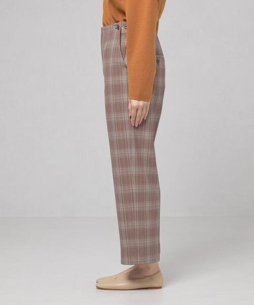 closet story（クローゼットストーリー）の「＜closet story（クローゼットストーリー）＞チェック ワイドパンツ -ウォッシャブル-（その他パンツ・レディース・ブラウン/ダークグレー・FREE）」の14枚目の写真