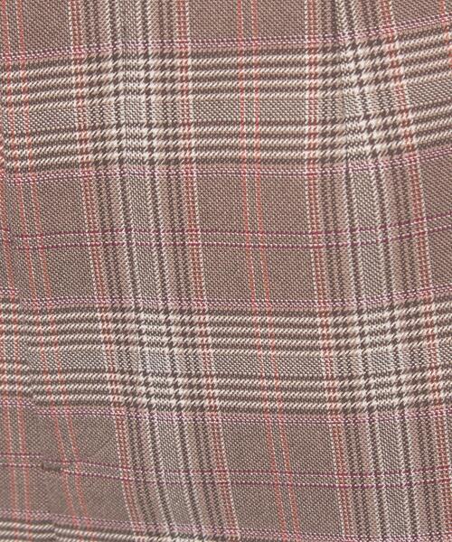 closet story（クローゼットストーリー）の「＜closet story（クローゼットストーリー）＞チェック ワイドパンツ -ウォッシャブル-（その他パンツ・レディース・ブラウン/ダークグレー・FREE）」の5枚目の写真