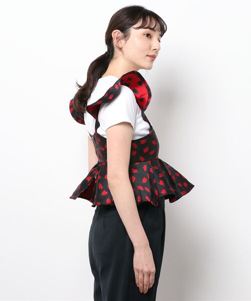 lilLilly（リルリリー）の「チューリップジャガードトップス（その他トップス・レディース・レッド/ピンク・FREE）」の16枚目の写真