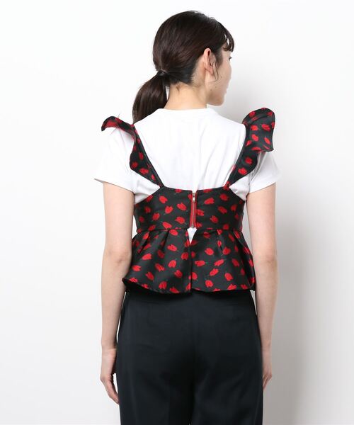 lilLilly（リルリリー）の「チューリップジャガードトップス（その他トップス・レディース・レッド/ピンク・FREE）」の17枚目の写真