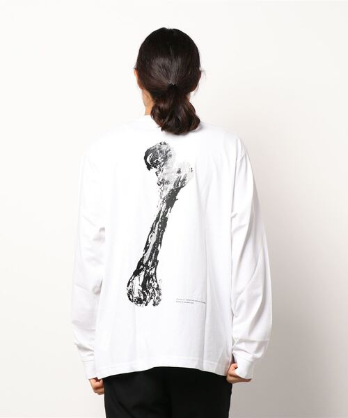 VYNER ARTICLES(ヴァイナー アーティクルズ)の「【VYNER ARTICLES/ヴァイナー アーティクルズ】 Long Sleeve T-Shirt-Nikla(Tシャツ/カットソー・メンズ・ホワイト・SMALL/MEDIUM/LARGE)」の3枚目の写真