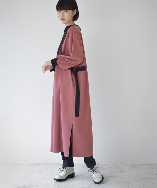 La SRIC（ラスリック）の「La SRIC / フロッキーヨークOP（ワンピース・レディース・ブラック/ピンク・38）」の22枚目の写真