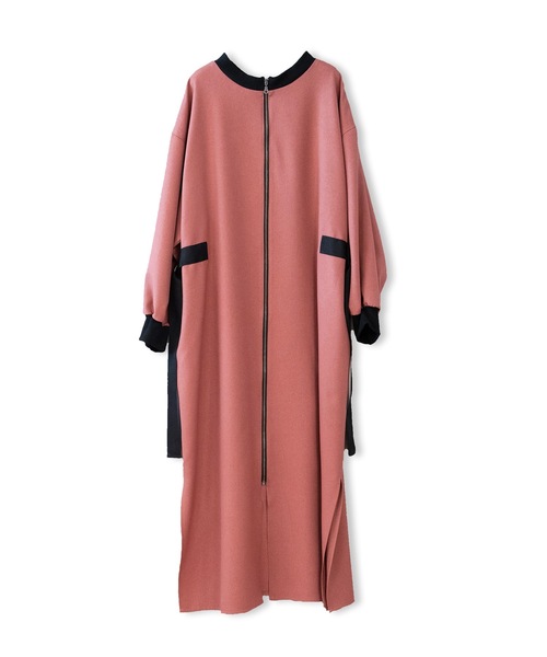 La SRIC（ラスリック）の「La SRIC / フロッキーヨークOP（ワンピース・レディース・ブラック/ピンク・38）」の7枚目の写真