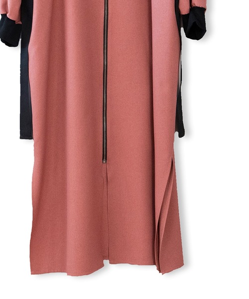 La SRIC（ラスリック）の「La SRIC / フロッキーヨークOP（ワンピース・レディース・ブラック/ピンク・38）」の14枚目の写真