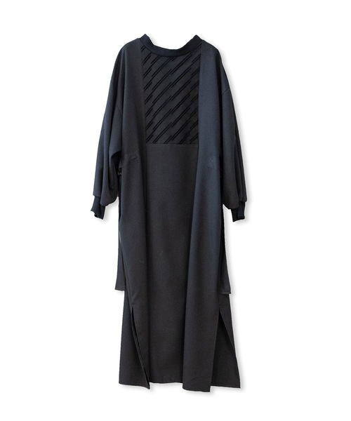 La SRIC（ラスリック）の「La SRIC / フロッキーヨークOP（ワンピース・レディース・ブラック/ピンク・38）」の15枚目の写真