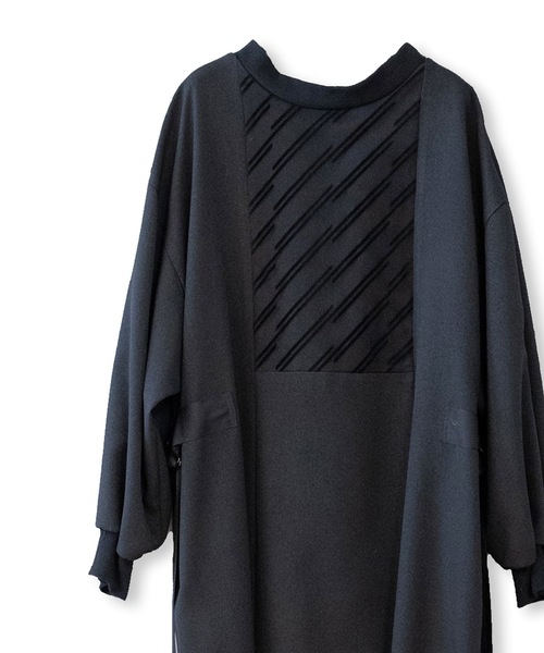 La SRIC（ラスリック）の「La SRIC / フロッキーヨークOP（ワンピース・レディース・ブラック/ピンク・38）」の18枚目の写真