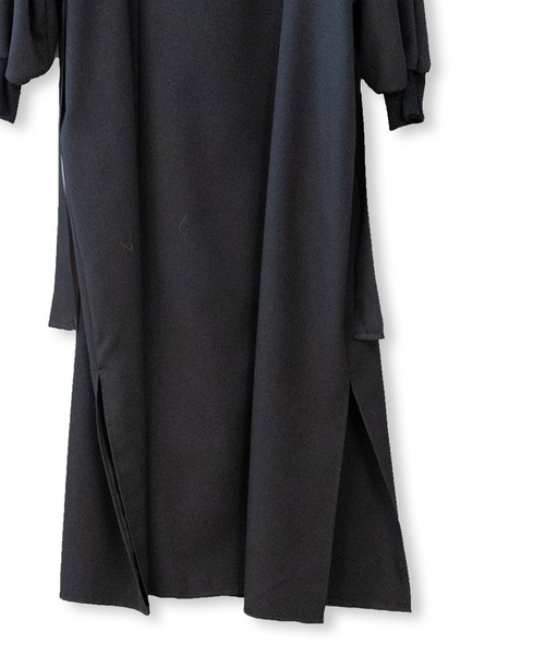 La SRIC（ラスリック）の「La SRIC / フロッキーヨークOP（ワンピース・レディース・ブラック/ピンク・38）」の5枚目の写真